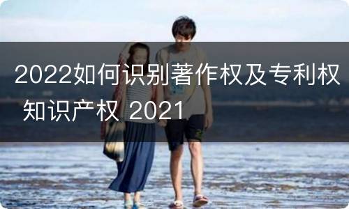 2022如何识别著作权及专利权 知识产权 2021