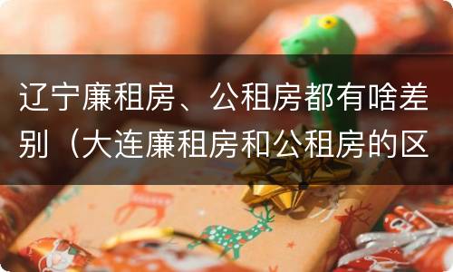 辽宁廉租房、公租房都有啥差别（大连廉租房和公租房的区别）