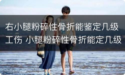 右小腿粉碎性骨折能鉴定几级工伤 小腿粉碎性骨折能定几级伤残